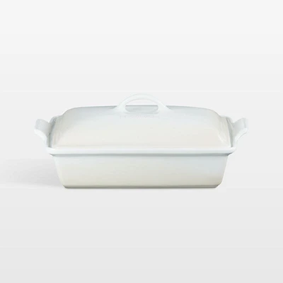 Le Creuset 3.8L Hertiage Rectangular Casserole Dish in Meringue