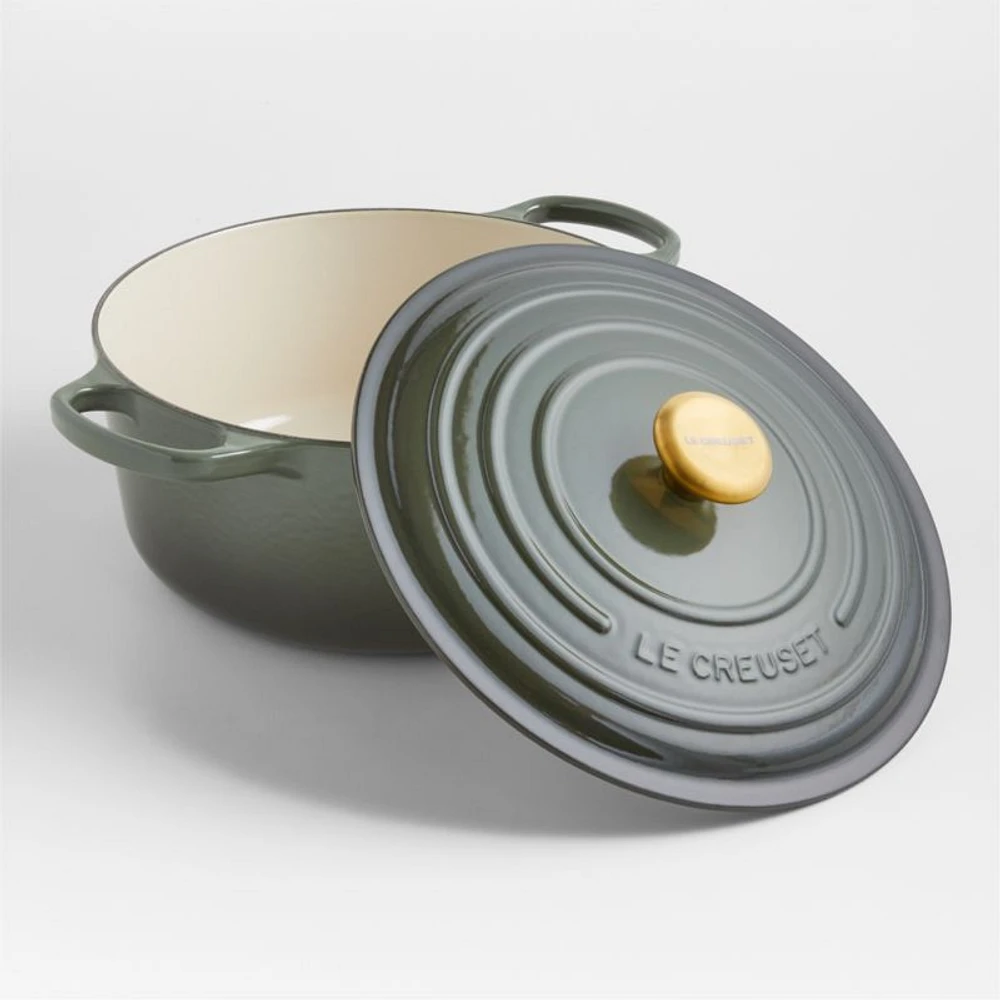 Le Creuset ® Thyme 6.7-Liter/ 7.25-Quart Round Dutch Oven