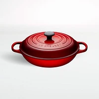 Le Creuset ® Signature 3.5L/3.7-Qt. Cerise Red Braiser