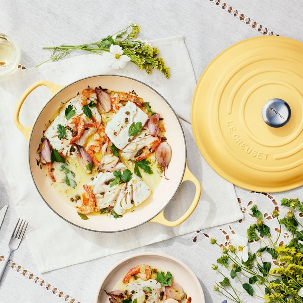 Le Creuset ® Signature 3.5L/3.7-Qt. Camomille Enameled Cast Iron Braiser