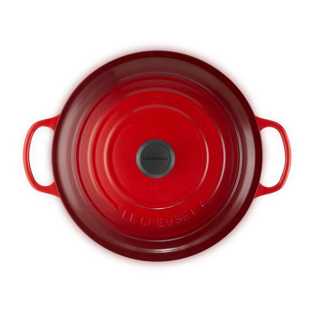 Le Creuset ® Cerise 6.4-L/6.75-Qt. Round Wide Dutch Oven