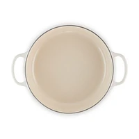 Le Creuset ® Meringue 6.4-L/6.75-Qt. Round Wide Dutch Oven