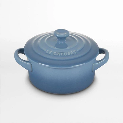 Le Creuset ® 8-Oz. Chambray Blue Stoneware Mini Cocotte