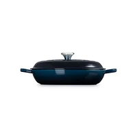 Le Creuset ® Signature 3.5L/3.7-Qt. Nuit Enameled Cast Iron Braiser
