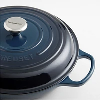 Le Creuset ® Signature 3.5L/3.7-Qt. Nuit Enameled Cast Iron Braiser