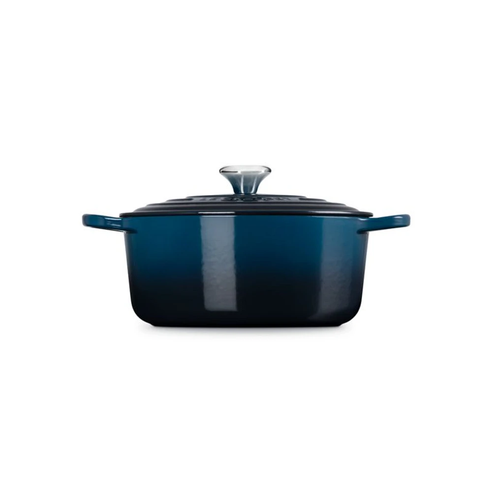 Le Creuset ® Signature 5.3L/5.5-Qt. Nuit Enameled Cast Iron Round Dutch Oven
