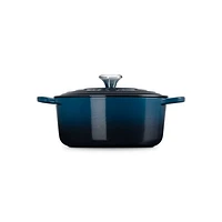 Le Creuset ® Signature 5.3L/5.5-Qt. Nuit Enameled Cast Iron Round Dutch Oven