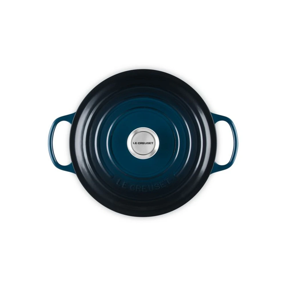 Le Creuset ® Signature 5.3L/5.5-Qt. Nuit Enameled Cast Iron Round Dutch Oven