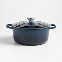 Le Creuset ® Signature 5.3L/5.5-Qt. Nuit Enameled Cast Iron Round Dutch Oven