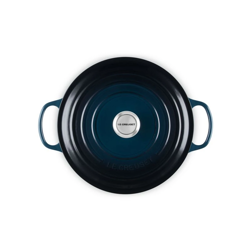 Le Creuset ® Signature 6.7L/7.25-Qt Nuit Enameled Cast Iron Round Dutch Oven