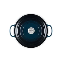 Le Creuset ® Signature 6.7L/7.25-Qt Nuit Enameled Cast Iron Round Dutch Oven