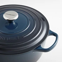 Le Creuset ® Signature 6.7L/7.25-Qt Nuit Enameled Cast Iron Round Dutch Oven