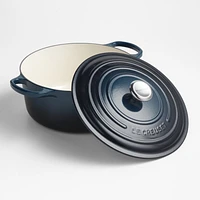 Le Creuset ® Signature 6.7L/7.25-Qt Nuit Enameled Cast Iron Round Dutch Oven