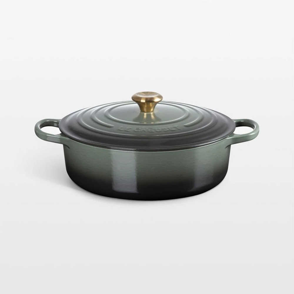 Le Creuset ® Thyme 6.3-Liter/ 6.75-Quart Round Wide Dutch Oven