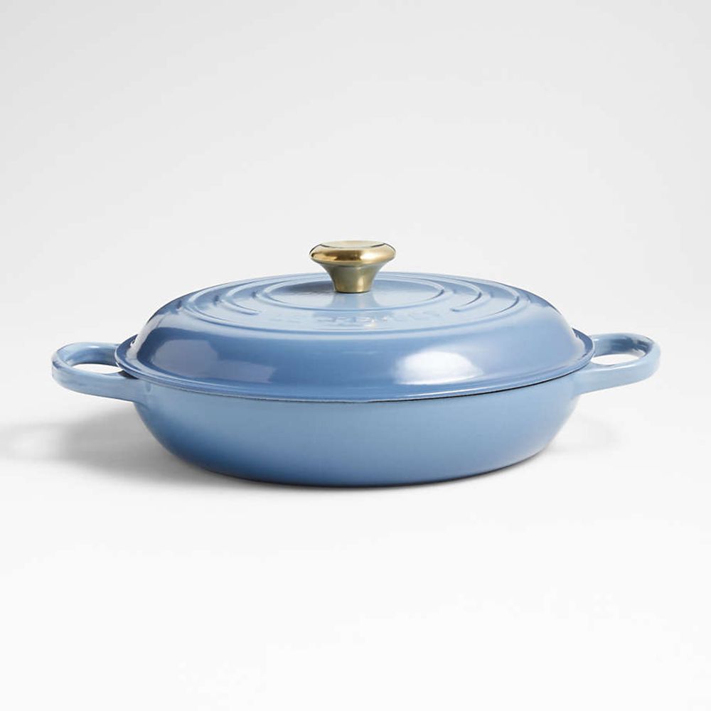 Crate&Barrel Le Creuset ® Signature -Qt. Chambray Everyday Pan | The Shops at Willow