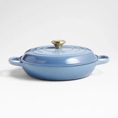 Le Creuset ® Signature 3.3-Liter/3.5-Qt. Chambray Braiser