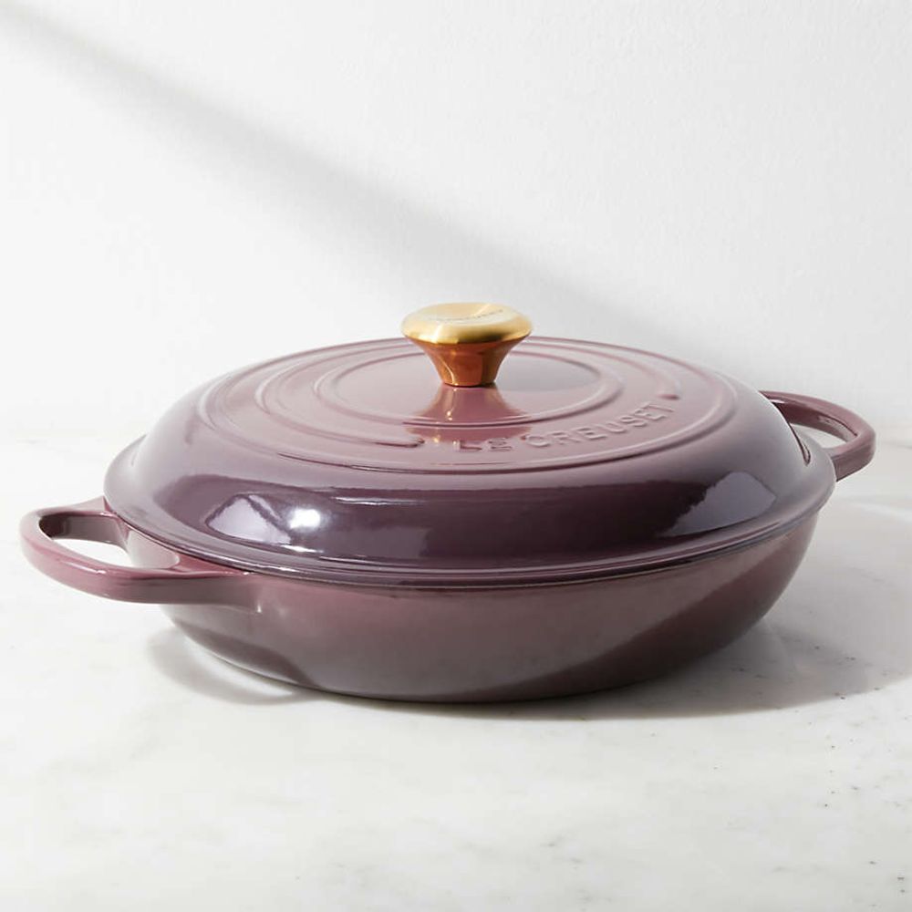 nationalisme metro beschaving Crate&Barrel Le Creuset Fig Signature 3.5-Qt. Everyday Pan | The Shops at  Willow Bend