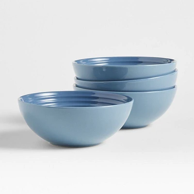 Le Creuset ® Chambray Blue Cereal Bowls, Set of 4