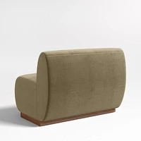 Leandro Hazel Green Dining Banquette Bench