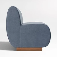 Leandro Slate Grey Single Dining Banquette