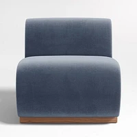 Leandro Slate Grey Single Dining Banquette