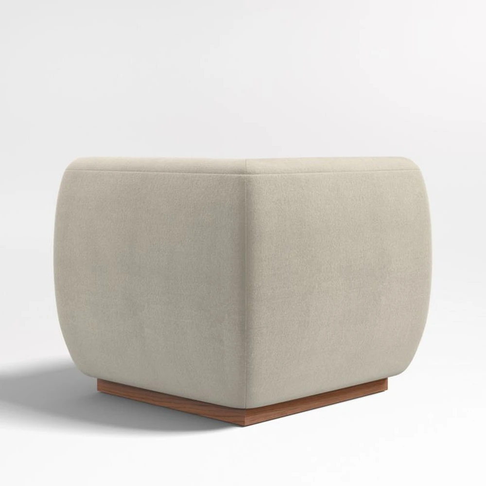 Leandro Tan Brown Square Corner Dining Banquette Chair