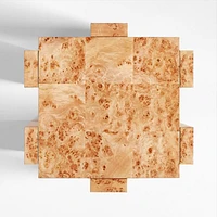 Leon Burl Wood Side Table