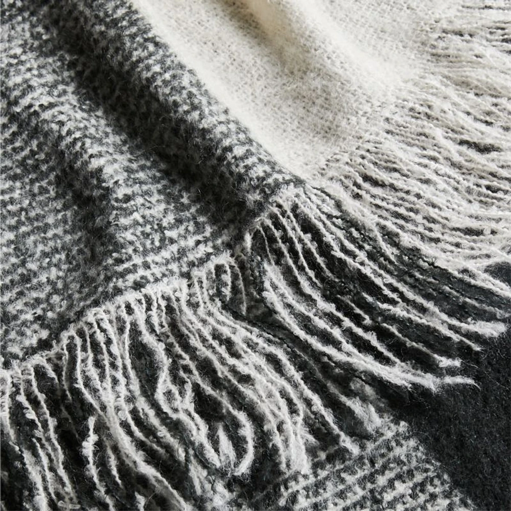 Letti 70"x55" Black Throw Blanket