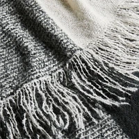 Letti 70"x55" Black Throw Blanket