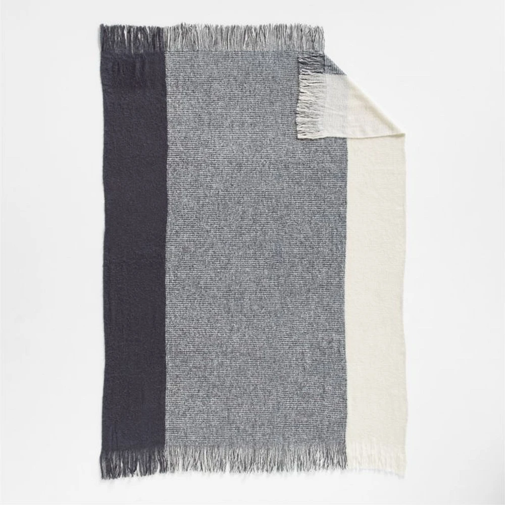 Letti 70"x55" Slate Throw Blanket