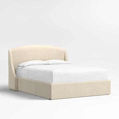 Lafayette 48" Upholstered Queen Headboard with Storage Bed Base