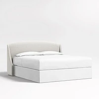 Lafayette 48" Mist Grey Upholstered King Headboard
