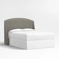Lafayette 56" Dark Grey Upholstered King Headboard