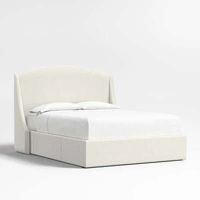 Lafayette 56" Queen Upholstered Headboard with Storage Bed Base