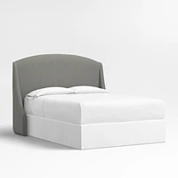 Lafayette 56" Graphite Grey Upholstered King Headboard