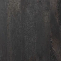 Libby Black Mango Wood Bar Cabinet with Storage