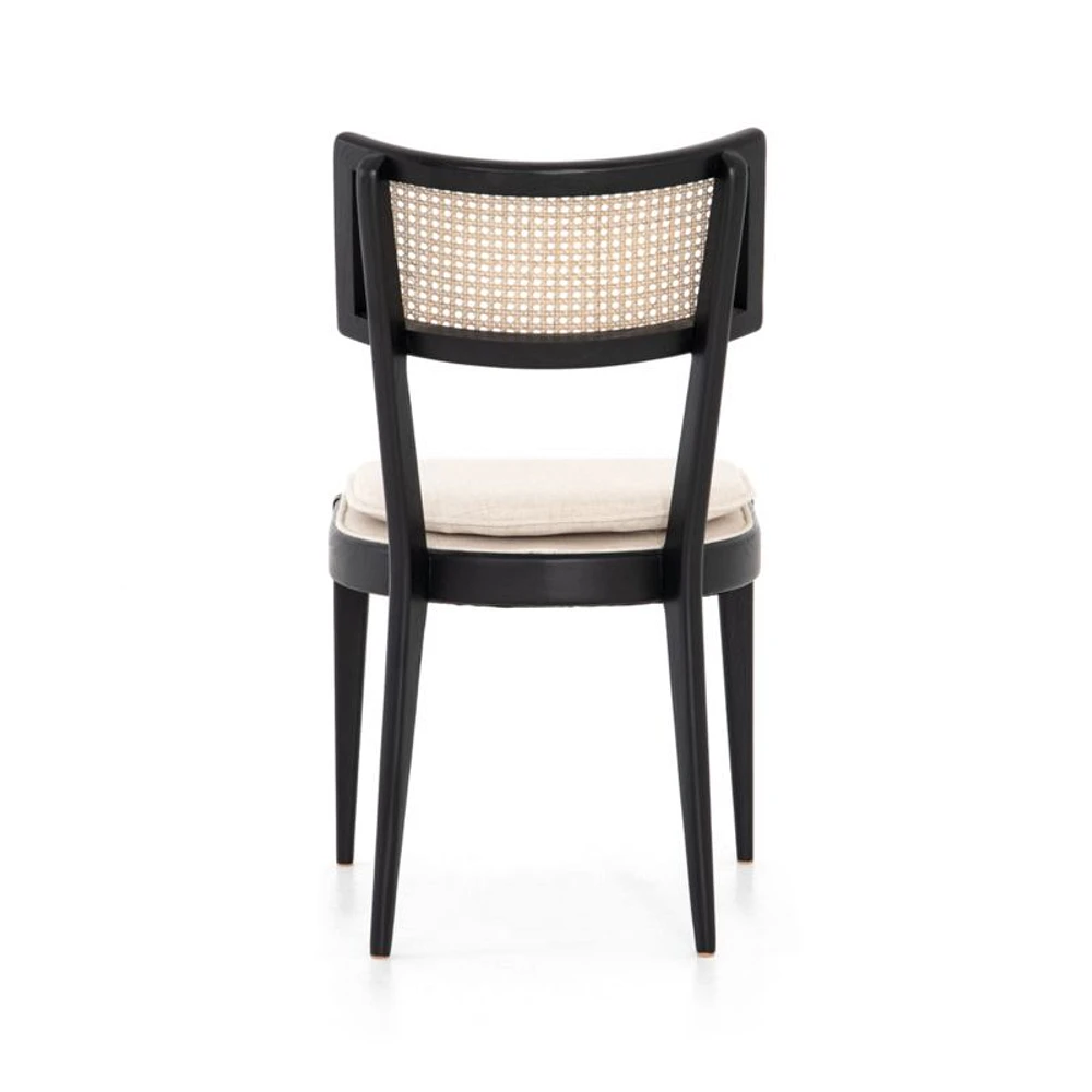 Libby Black and Natural Cane Dining Chair