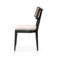 Libby Black and Natural Cane Dining Chair