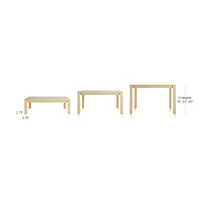 Large Natural Adjustable Kids Table, Leg Set and Paper Roll