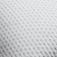 Llama Wool and Organic Cotton Blend Textured 20x20 Light Grey Throw Pillow Cover