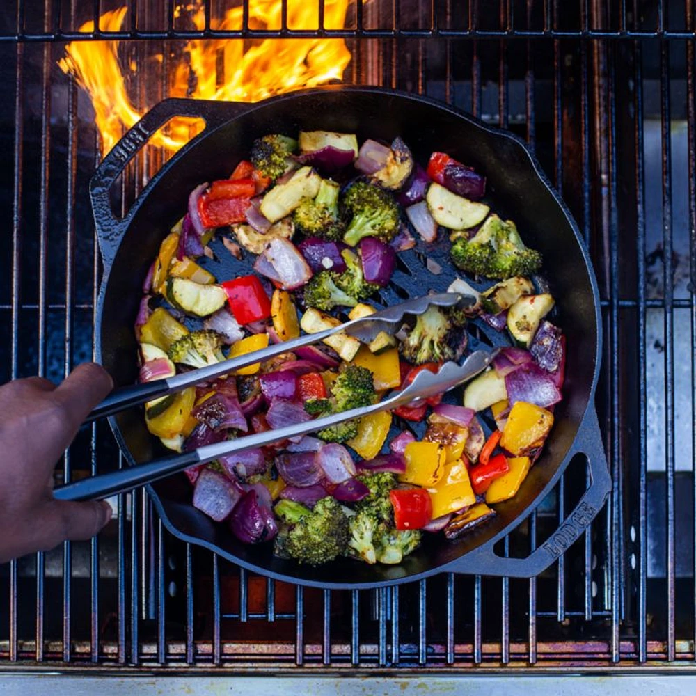 Lodge ® 12" Dual-Handled Grill Basket