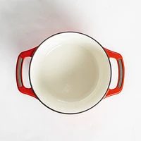 Lodge USA Enameled 3-Qt. Cast Iron Dutch Oven in Cherry on Top Red