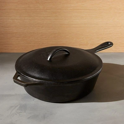 Lodge ® Cast Iron Deep Skillet with Lid