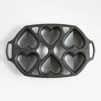 Lodge Cast Iron Heart Mini Cake Pan