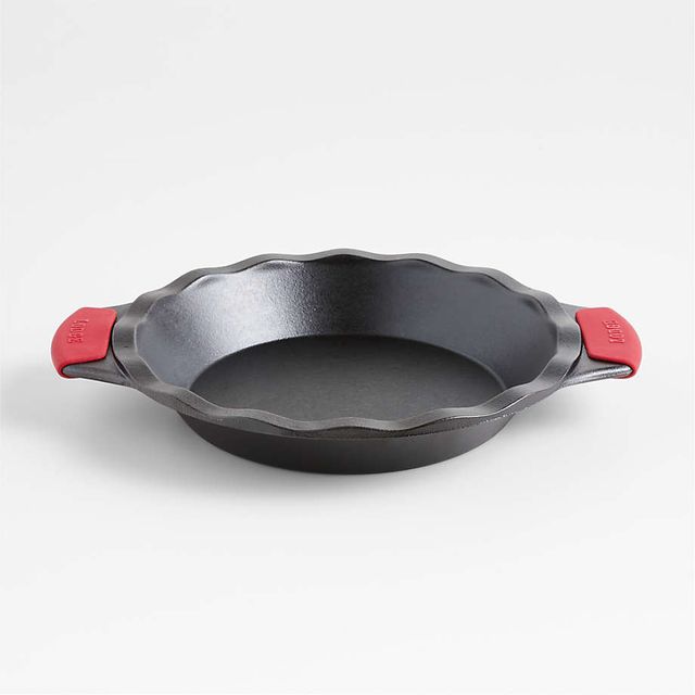 Crate&Barrel Lodge ® Cast Iron Baking Pan with Silicone Grip