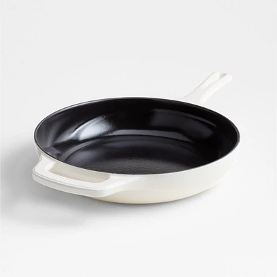 Lodge USA Enamel 11" Cast Iron Skillet in Cloud White
