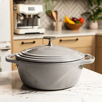 Lodge ® USA Enamel 6-Qt. Moonstruck Enameled Cast Iron Dutch Oven