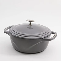 Lodge ® USA Enamel 6-Qt. Moonstruck Enameled Cast Iron Dutch Oven