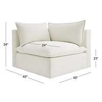 Lotus Deep Modular Corner Chair