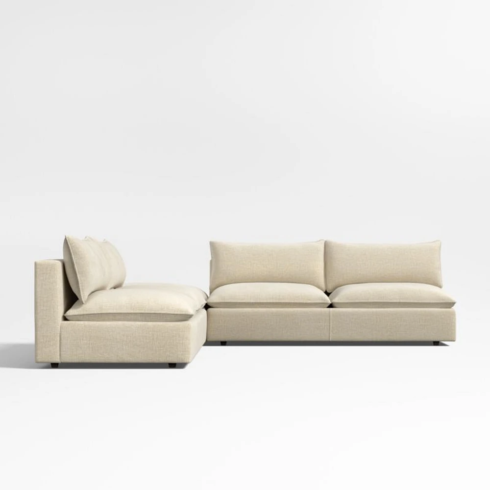 Lotus Deep Modular 3-Piece Sectional Sofa